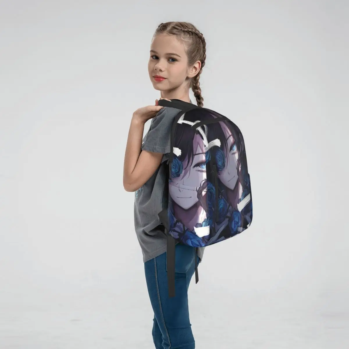 Ado Album Cover Backpack Large Capacity Boys Girls BookBag School Bag Shoulder Bags for Men Women