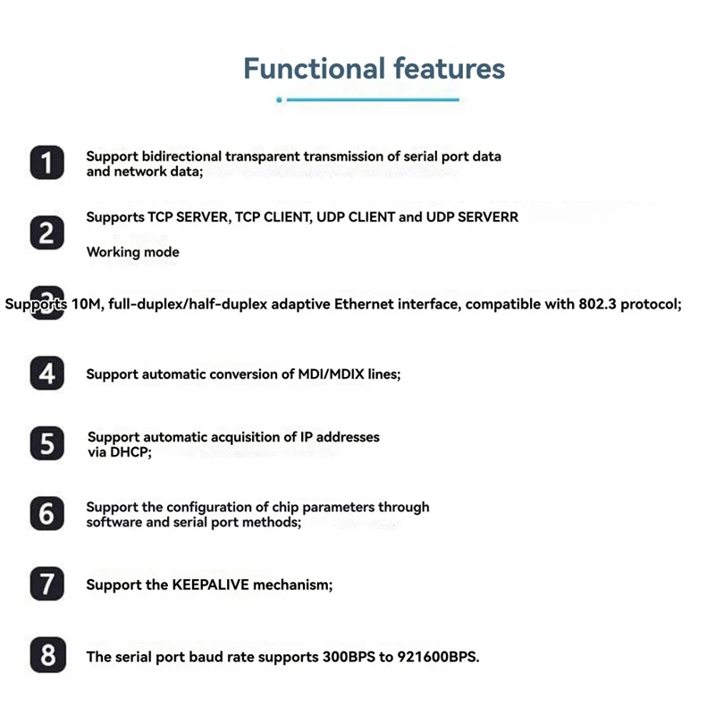CH9120 Eth To Ttl S…