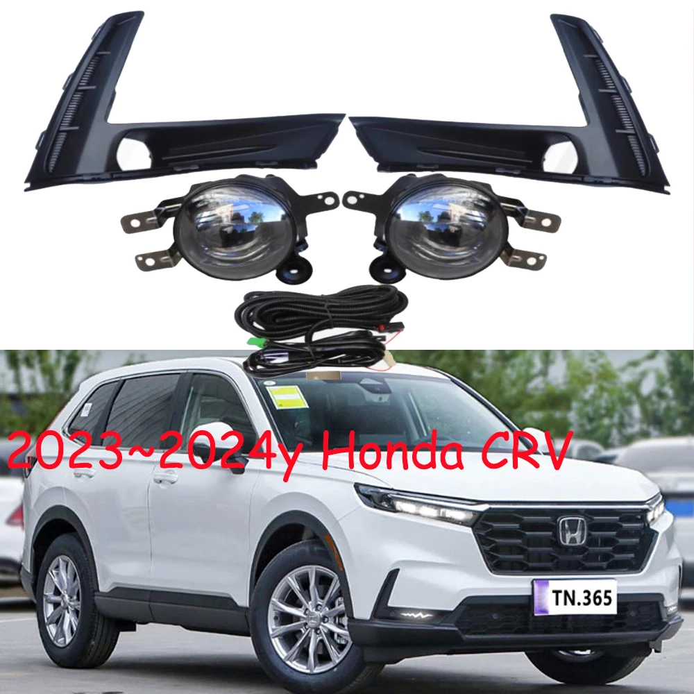 1set car accessories bumper headlight for Honda CRV daytime light CR-V LED 2023~2024y for Honda headlamp Fog light