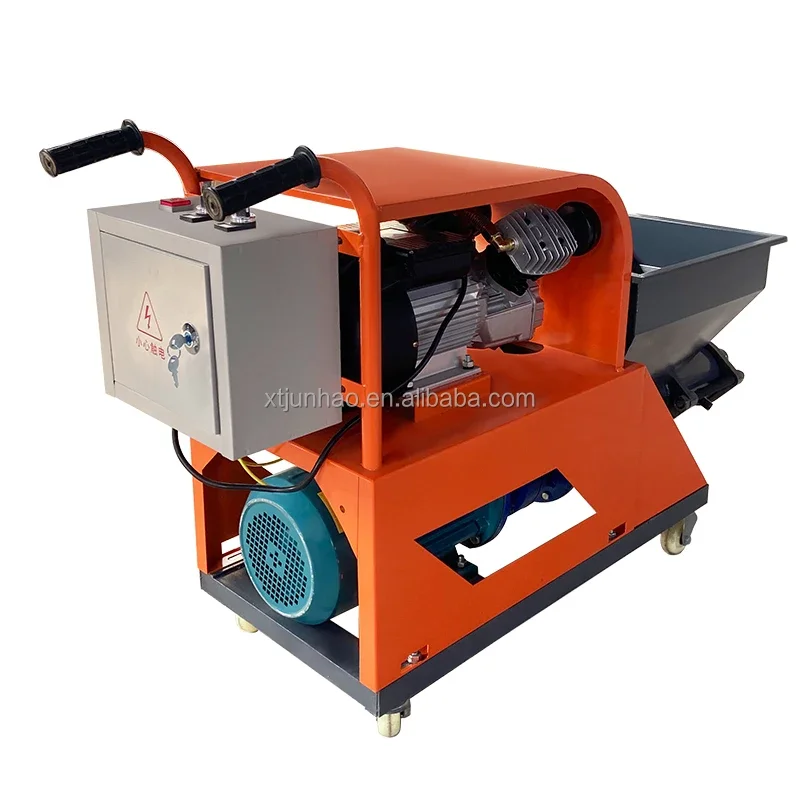 Customized Automatic mortar spraying machine gypsum spraying machine plastering machine plaster station 380v 220v