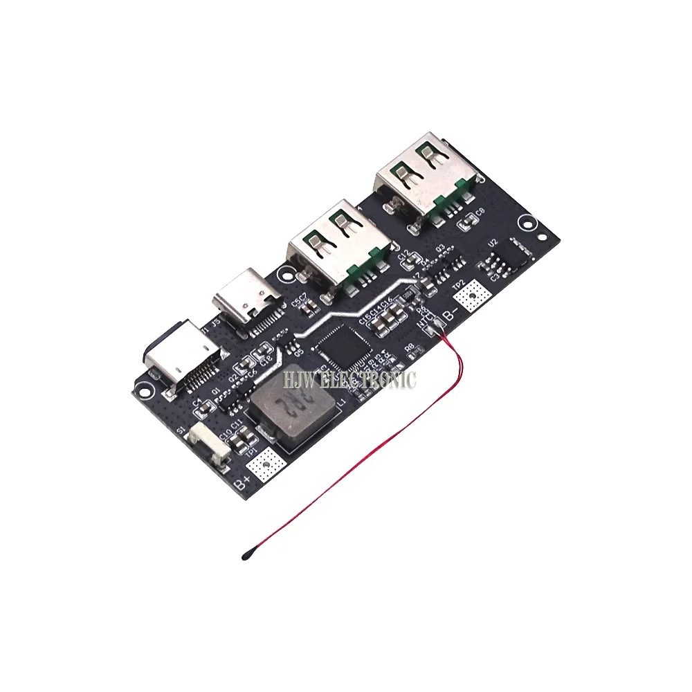 22.5W Quick Charging Mobile Power Module QC4.0 PD3.0 5 Port Dual USB Mobile Power Bank Circuit Board Protection Diy Motherboard