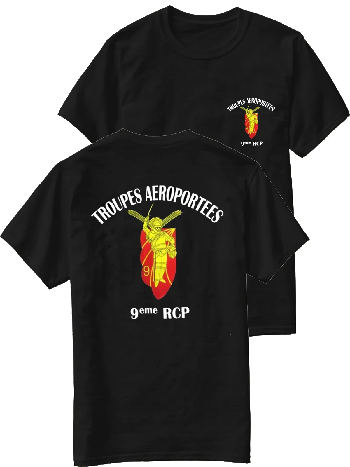 French Legion 9eme RCP Paratrooper Regiment T-Shirt Short Sleeve Casual 100% Cotton O-Neck Summer Mens T-shirt