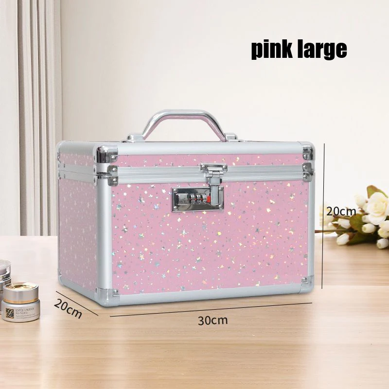 New Makeup Box Artist Professional Beauty Cosmetic Cases Make Up Bag Tattoo Nail Multilayer Toolbox Storage Organizer Suitcase