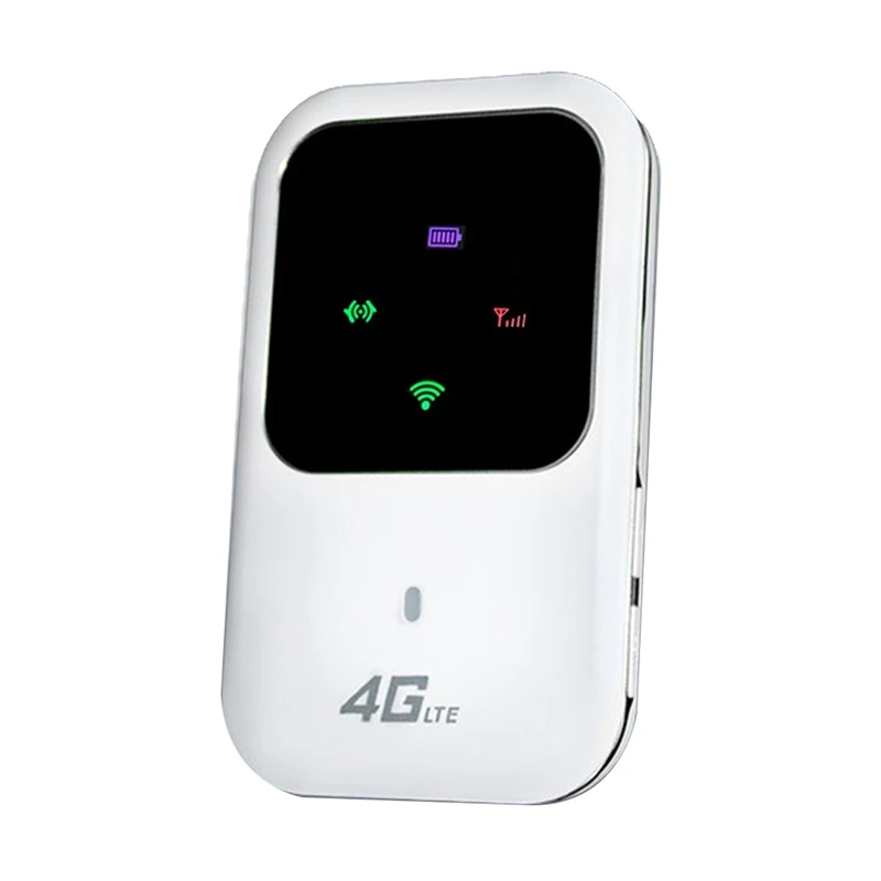 

Карманный 4G Wi-Fi роутер Mifi, 150 Мбит/с, белый Wi-Fi модем со слотом для Sim-карты, беспроводной Mifi 1 комплект