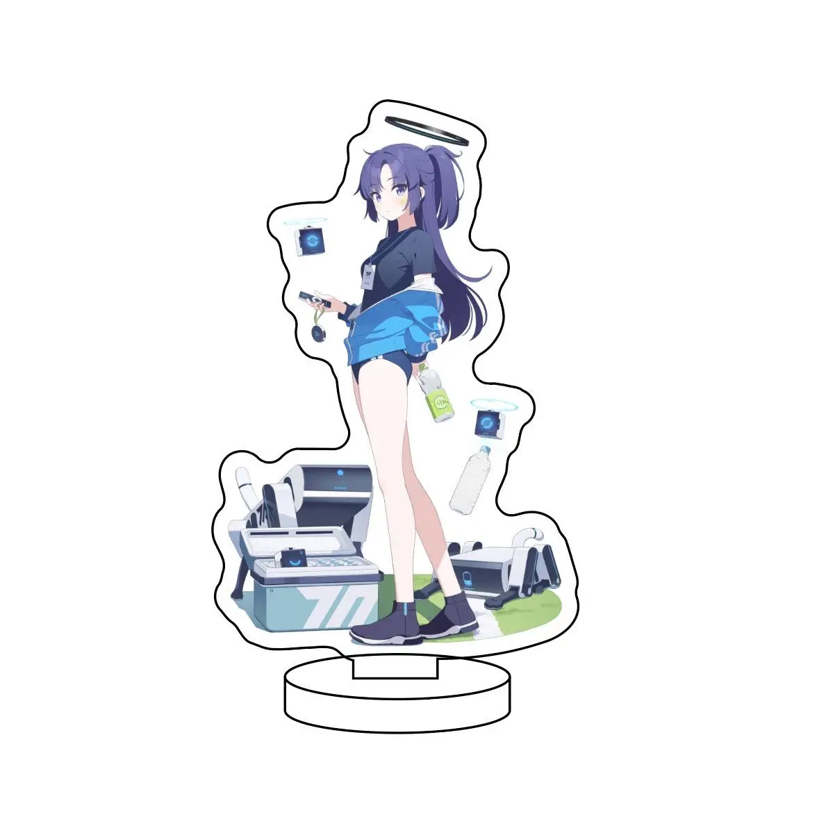 Anime Blue Archive Iochi Mari Hayase Yuka Acrylic Stand Ornaments Action Figures Anime Cartoon Model Christmas Gifts Girls