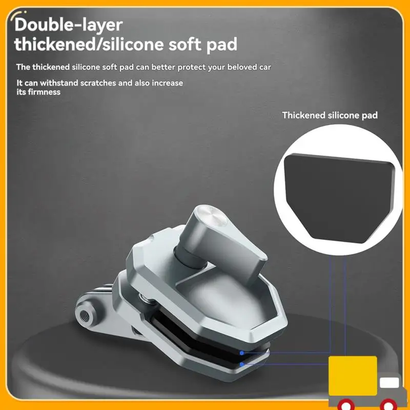 

Precisionn Camera Bracket For Insta360 X5 Gopro Action 5/4 Motorcycle Windshield Mount Clip Metal Clamp For Riding