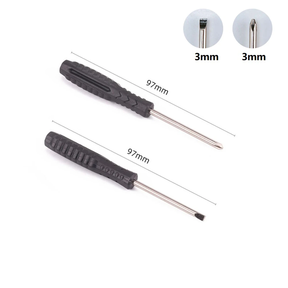 High Quality Practical Screwdrivers Slotted/Cross Phone Repaire Plastic Practical Multi-Function Screwdriver Steel