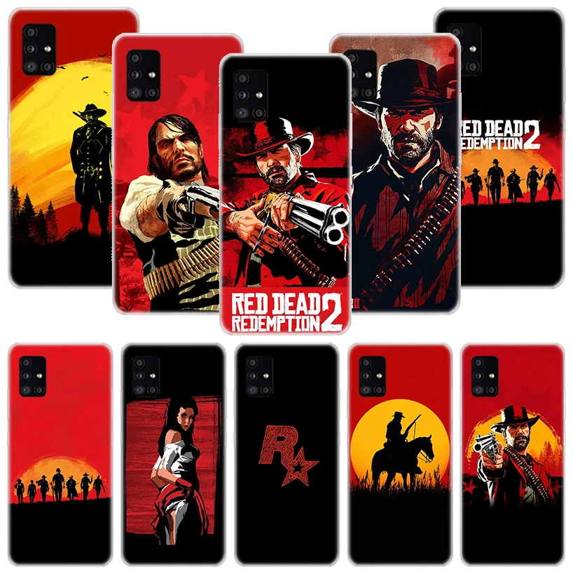 Red Dead Redemption 2 Phone Case For Samsung Galaxy A14 A15 A13 A12 A54 A55 A53 A52 A04S A24 A25 A23 A22 A34 A35 A33 A32 A03S A0