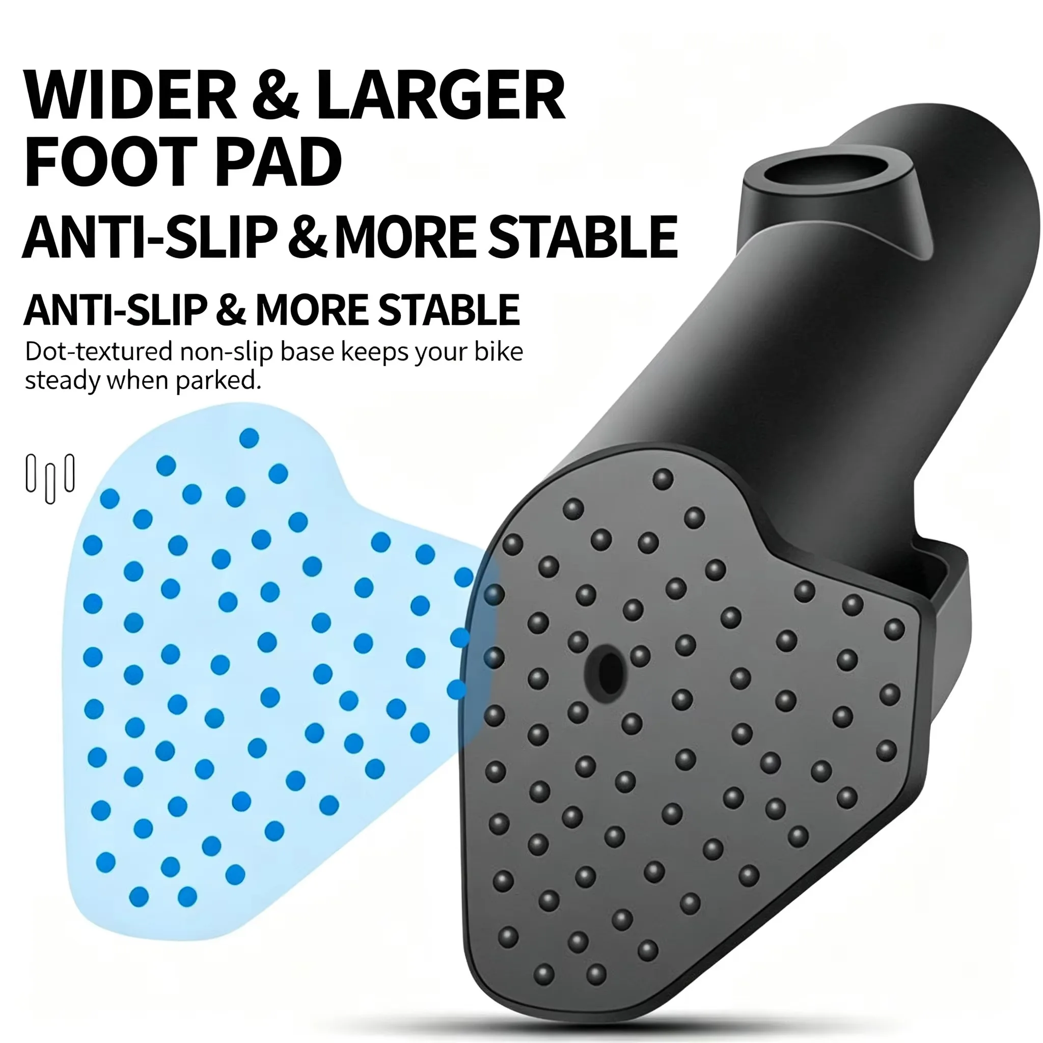 Bicycle Kickstand Bike Parking Rack Support Adjustable Side Kick Stand Foot Brace Bike Holder Footrest Cycling New Replace Parts - view 5