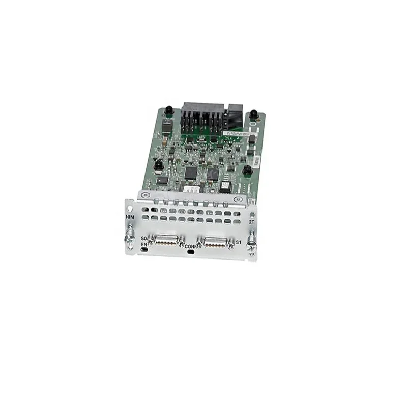 

Nim-2t= 2 Port Serial Wan Interface Card Ethernet Module Sfp Network Module