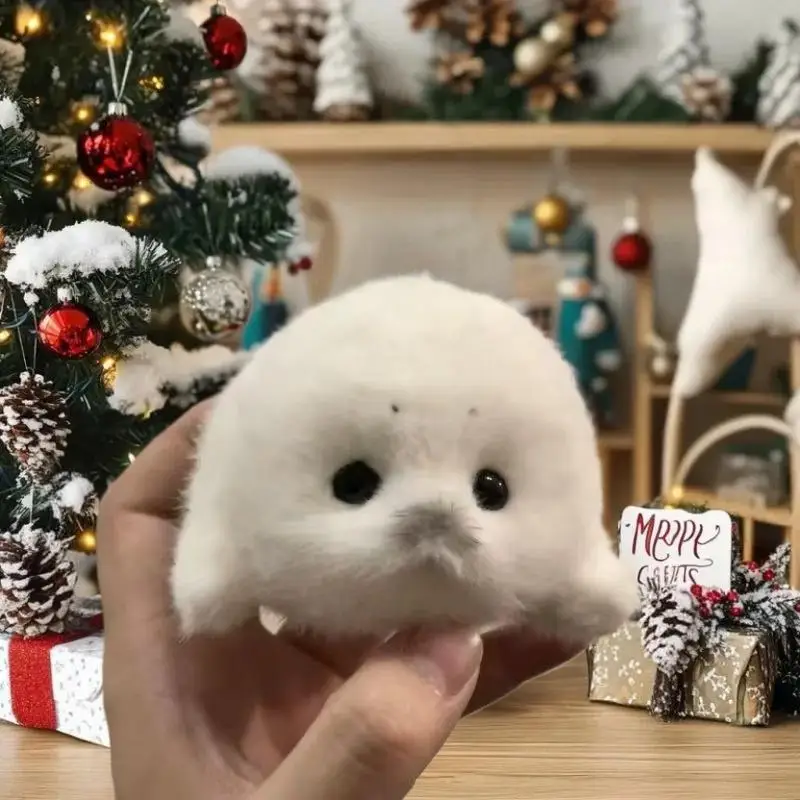 New Cute Baby Seal Doll Plush Toy Pendant Simulation Ocean Toy Souvenir Seal Pendant Gift Doll Bag Pendant - view 3