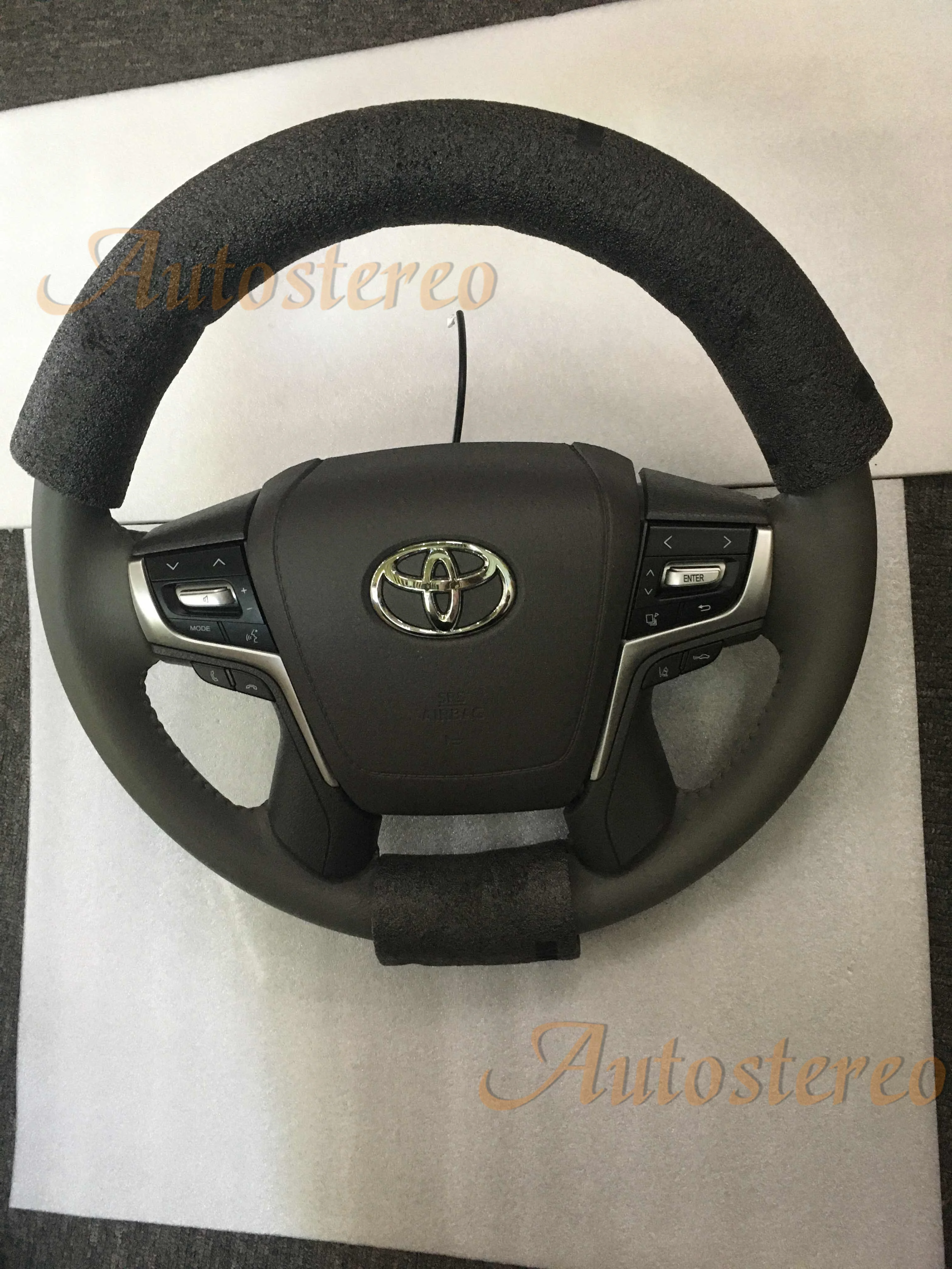 Car Style Steering Wheel For TOYOTA LAND CRUISER LC200 2008-2020 VX GX Size Prado 150 2010-20 Control Coupe Version Suitable SP