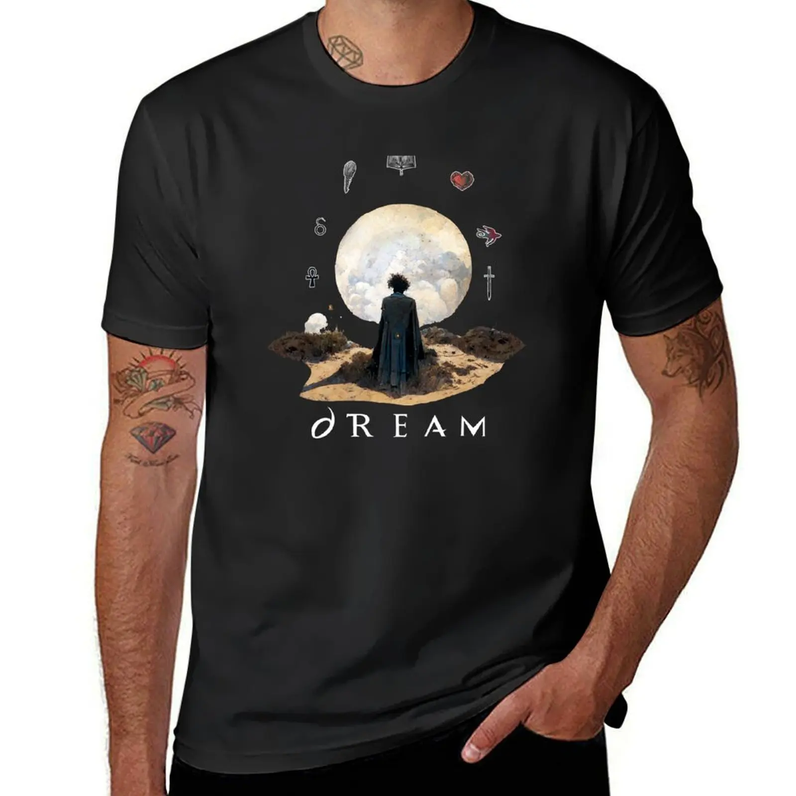 The Sandman T-Shirt Aesthetic clothing anime clothes oversized t shirt men