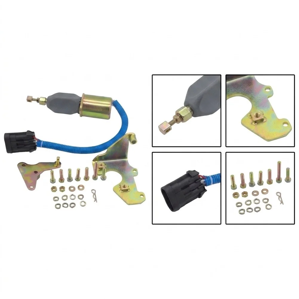 Relay Bracket Assembly Diesel Fuel Solenoid Direct Replacement Part Easy Installation Design Plastic And Metal Build