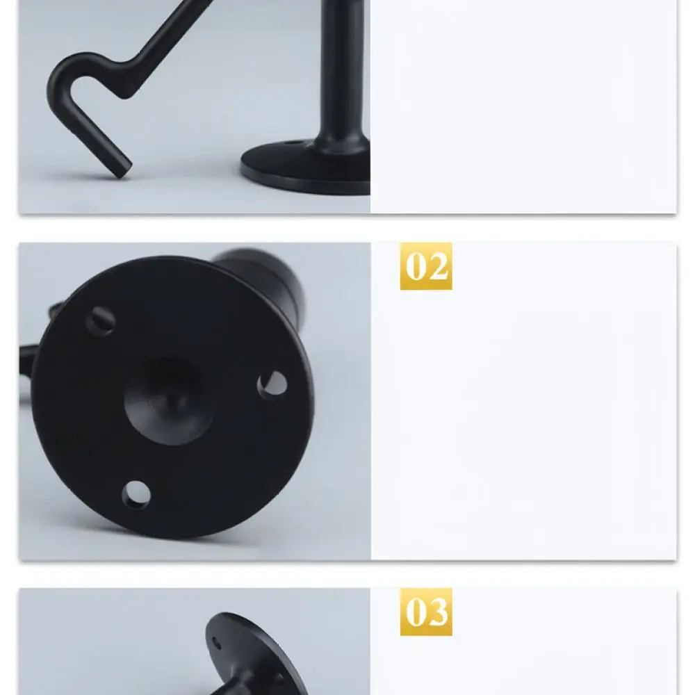 304 Stainless Steel Door Hook Windproof Latch For Marine Gate Home Security Hardware Buffer Stopper Catch For Leyoujia