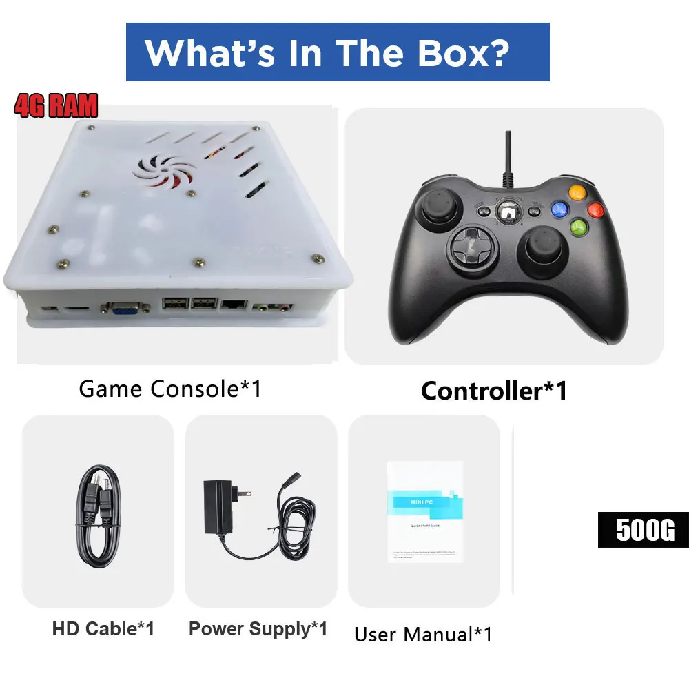 Plug-and-Play NIEUW Retro Gaming-apparaat 70000+ games voor Wii PS2 DC PSP GAMECUBE 2T Geladen X8 Console Windows 11 Kindercadeau