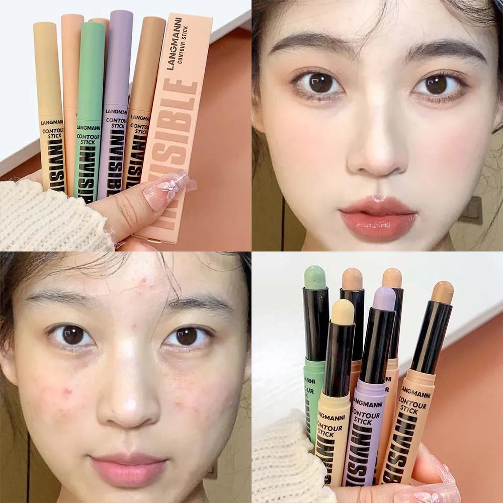 Concealer Stick Waterproof Moisturizing Covering Acne Dark Circles Long Lasting Face Foundation Base Modify Skin Tone Cosmetics