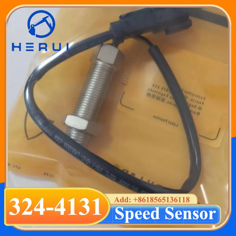 Interruptor do sensor de velocidade para escavadeira, Peças sobresselentes do motor, 324-4131 3306 3244131 3244131 311D 319D 323D 320D C6.4