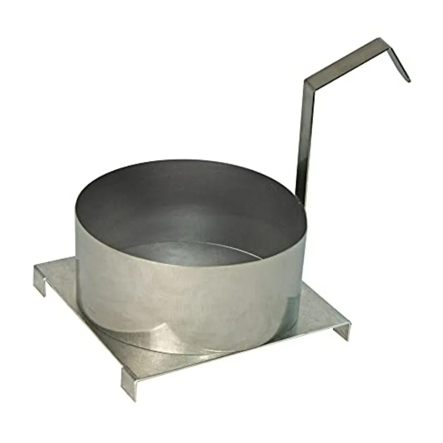 

8" Funnel Cake Mold Ring with Base Plate, 8 inches, Stainless Steel (40522)