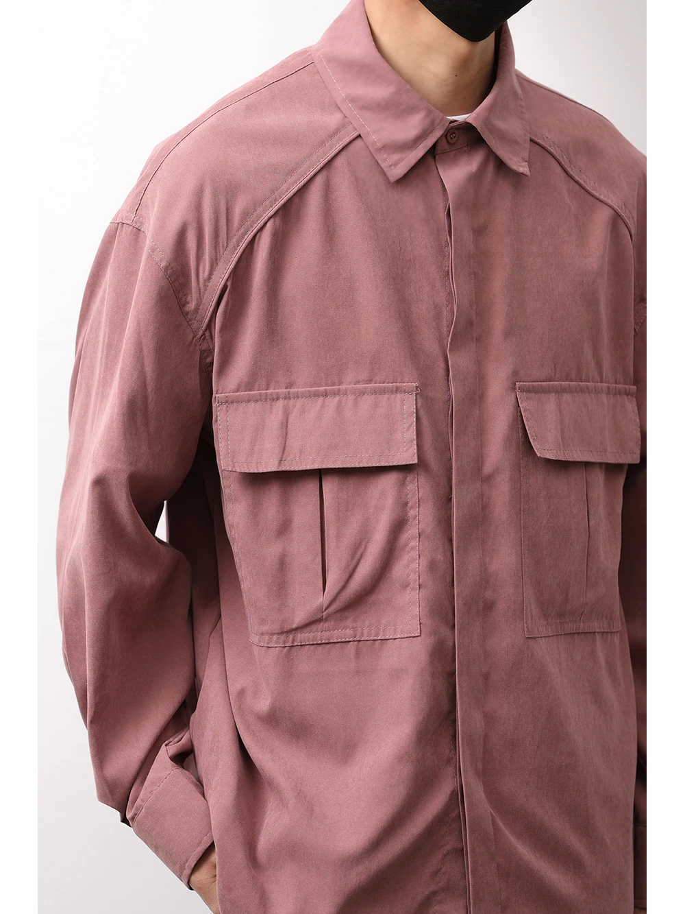 

Мужская повседневная замшевая рубашка в японском стиле LH Store, свободная, с длинным рукавом, весенне-осенняя куртка, молодежная, популярная, с отложным воротником