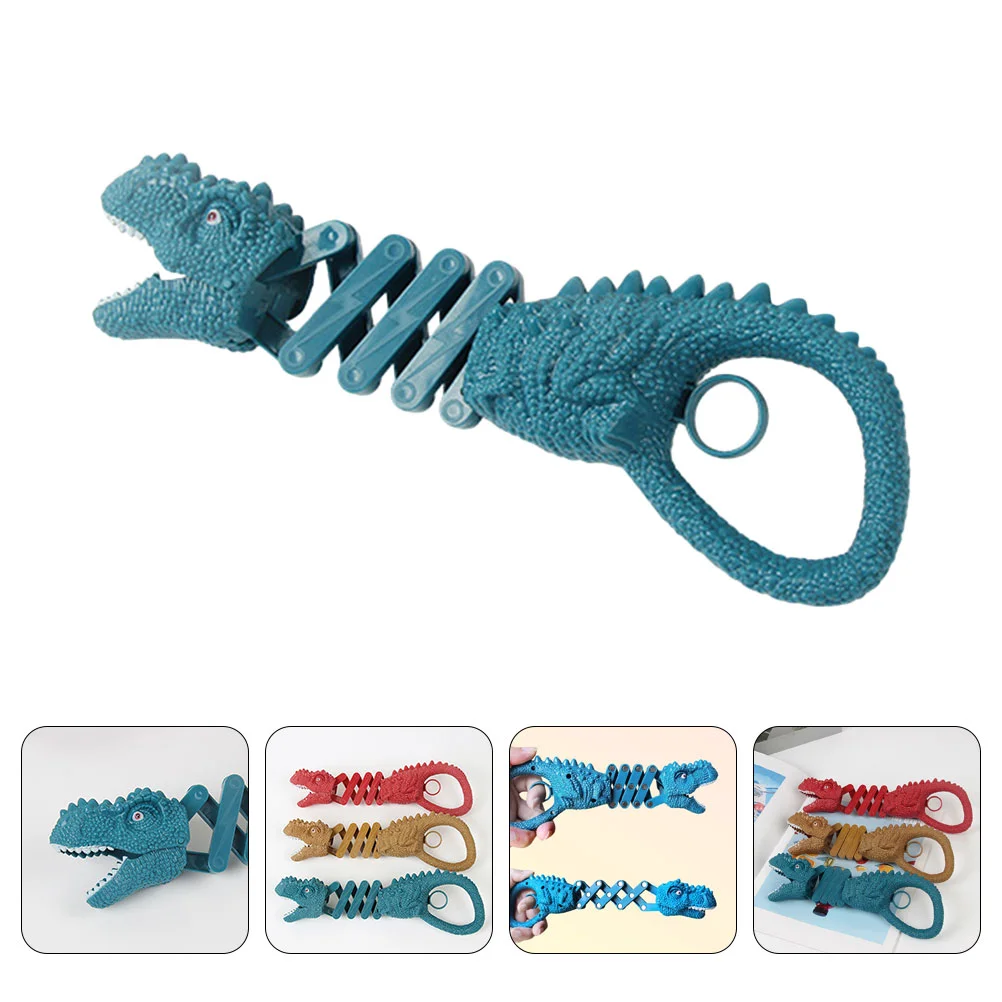 Dinosaur Telescopic Clip Toy Toys Children’s Retractable Kids Party Tricky Childrens Catapult Spring Elastic
