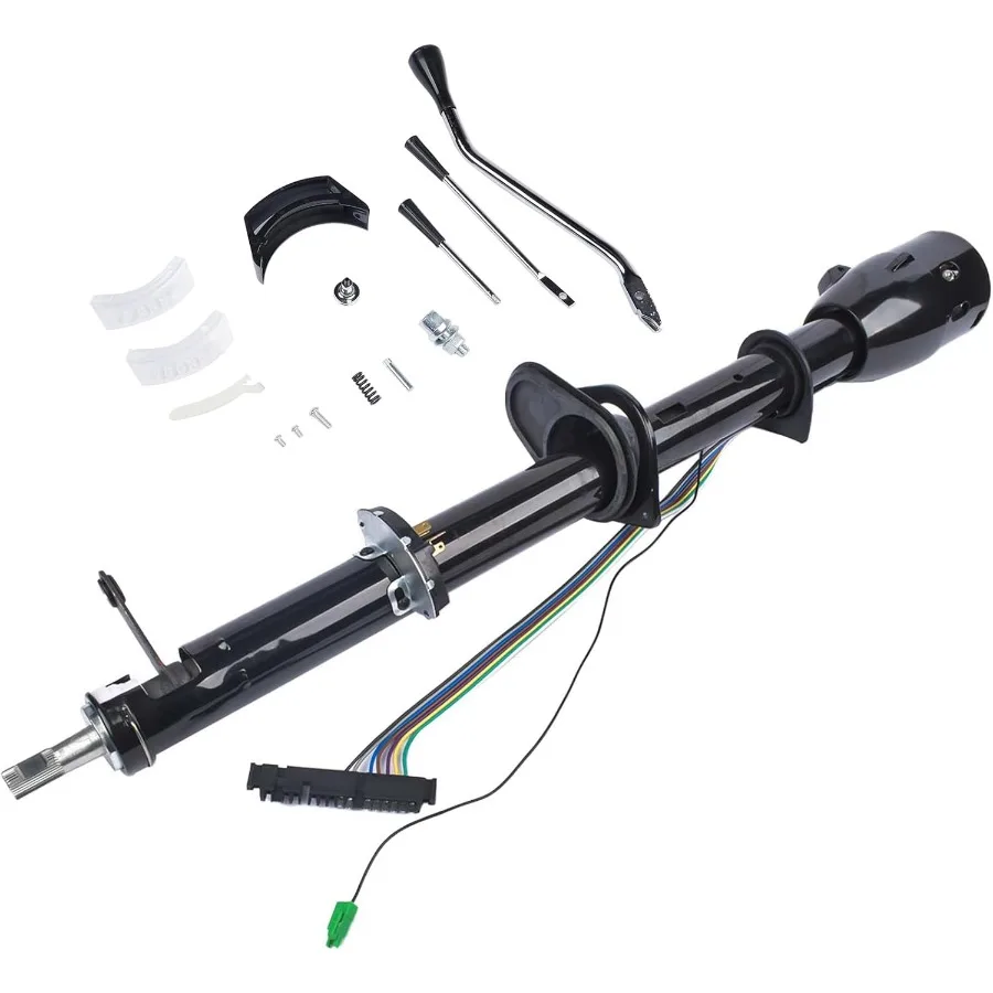 GELUOXI Replacement for GM 35 Inch Tilt Automatic Steering Column Shift for Hot Rod Vehicles Compatible with 1967-1972 Chevy GM