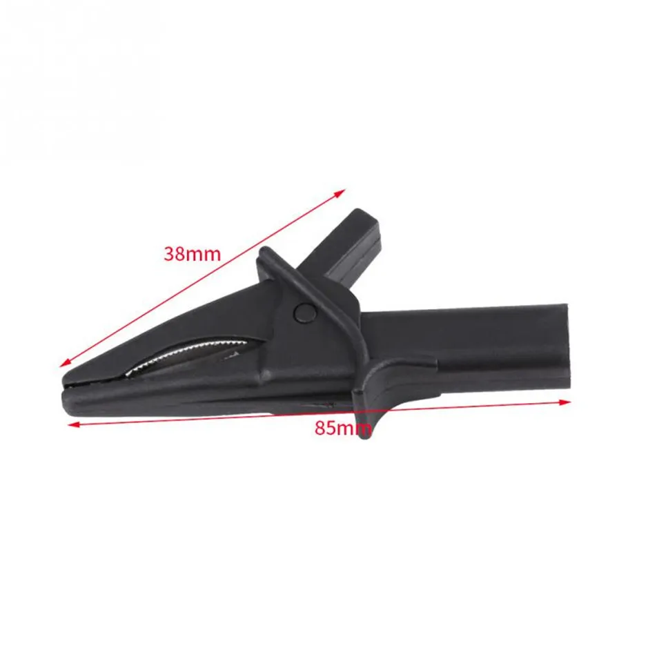 Hantek HT18A Positive And Negative Dolphin/Alligator Clip Suitable For Oscilloscope Red+Black Oscilloscope Accessories