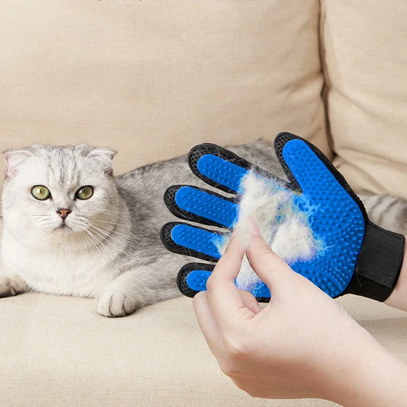 

1pcs 180-Nail Pet Cleaning, Grooming And Hair-Removing Gloves, Cat Petting And Hair-Removing Gloves, Cat Massage Comb