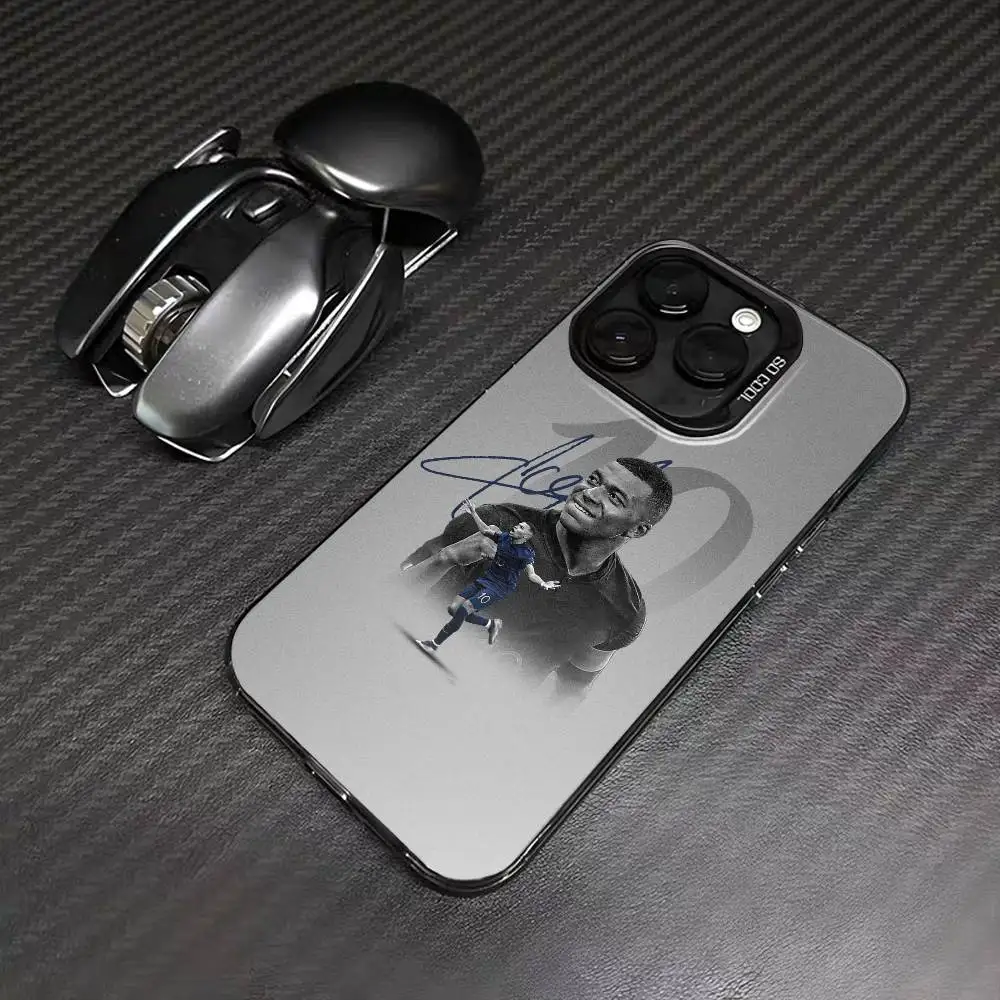 Football Star Cool M-MbappeS-S Phone Case For IPhone 16 17 15 14 12 13 Pro Max Black Color Shockproof Cover