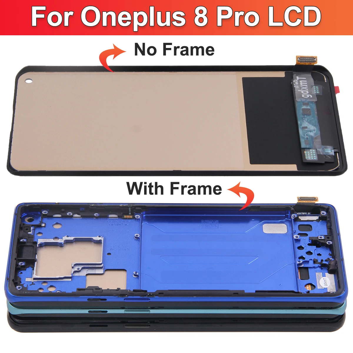 OnePlus 8 Pro LCD Screen Replacement 6.5 AMOLED