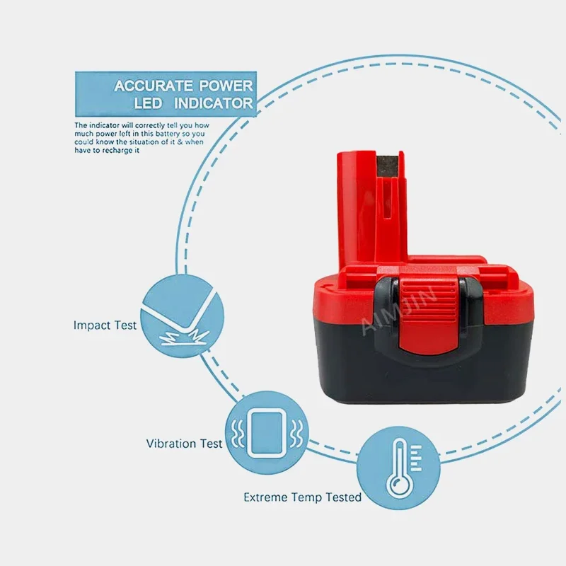 4800mAh 14.4V Rechargeable Battery for Bosch for D70745 2607335273 BAT038 BAT140 BAT040 BAT041 BAT159 Drill Battery