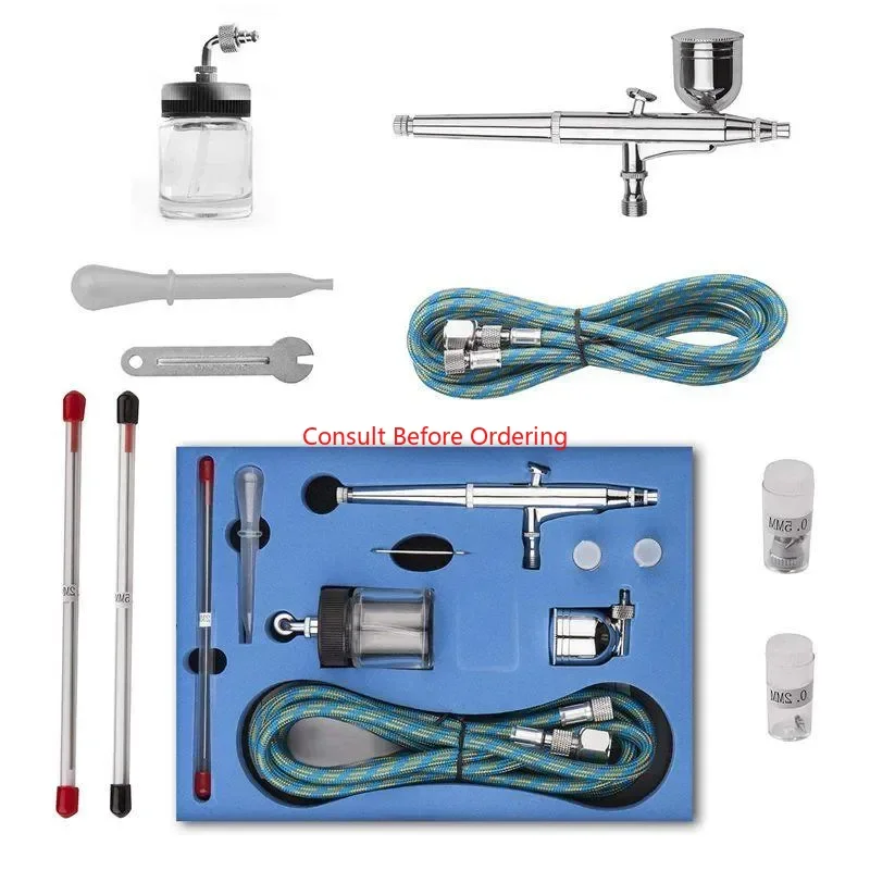 SP134K 02mm/05mm 7cc CUP Professional Double-action Trigger Air-paint Control Airbrush For Art-and-craft