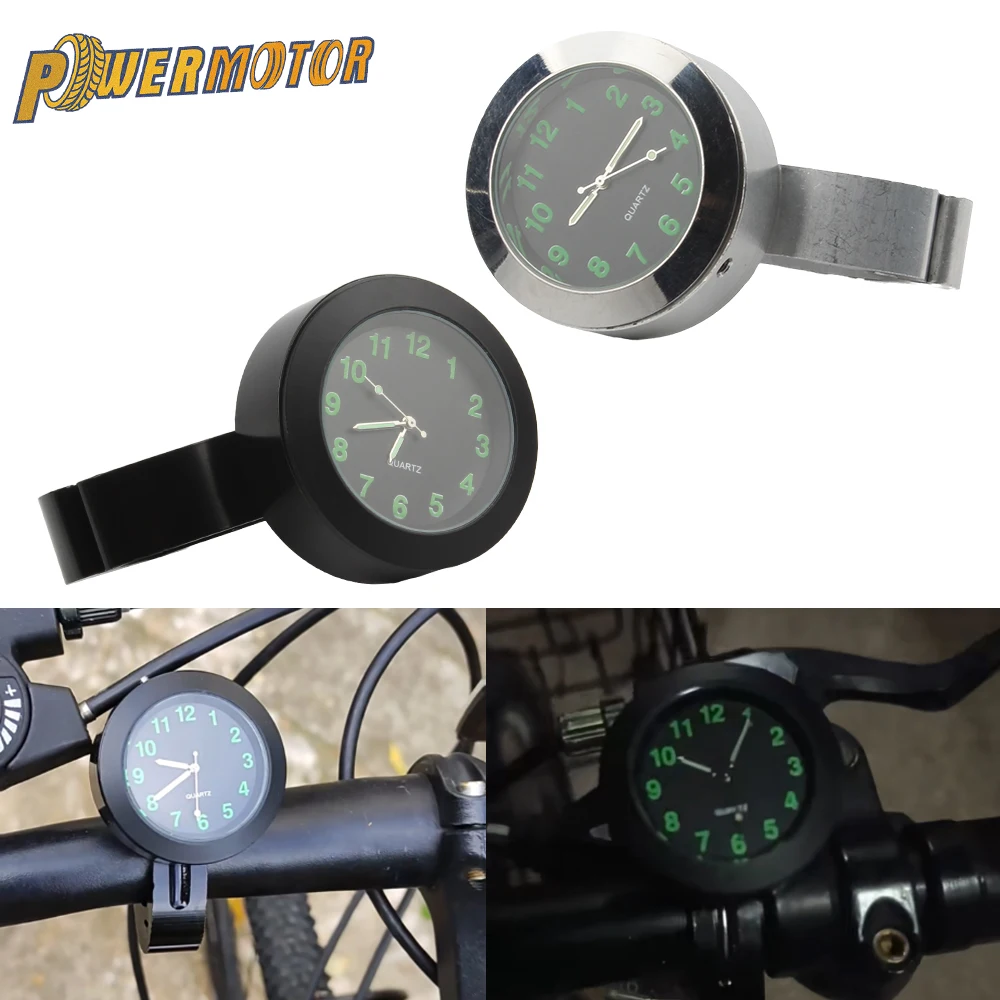 Motorraduhr für Harley Honda Yamaha Universal wasserdicht langlebig einfache Installation Pit Bike Dirt Bike Motocross Zubehör