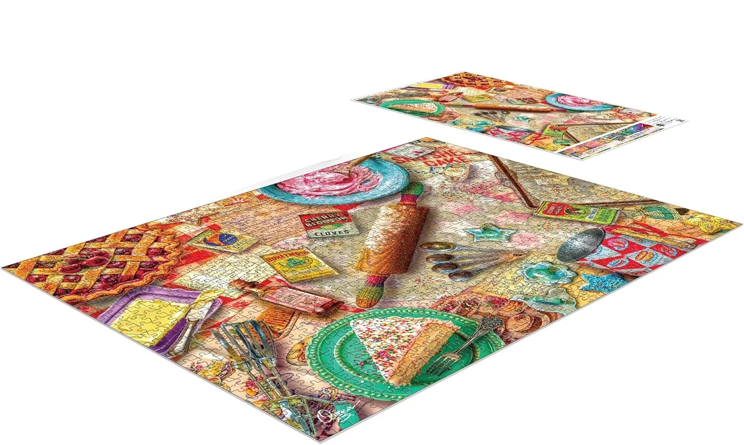 The Nostalgic Baker 120/300/500/520/1000/1314 Pcs Wooden Jigsaw Puzzle for Gameroom Bedroom Livingroom Decor Christmas Gift
