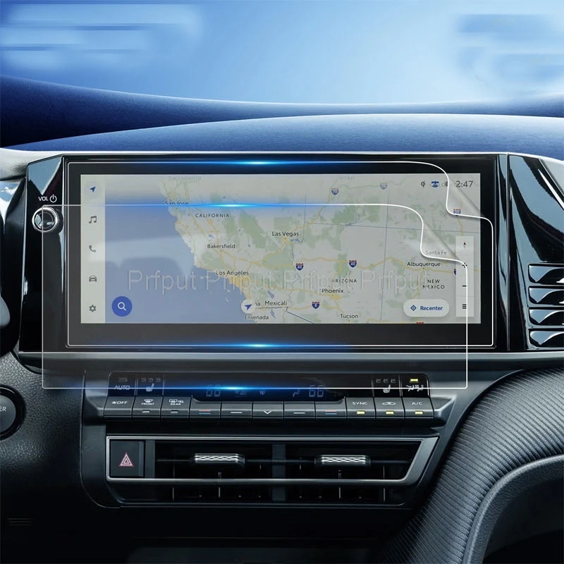

2pcs PET screen protector film For Toyota Camry XLE XSE 2024 2025 2026 12.3 inch Car Infotainment GPS Navigation Accessories