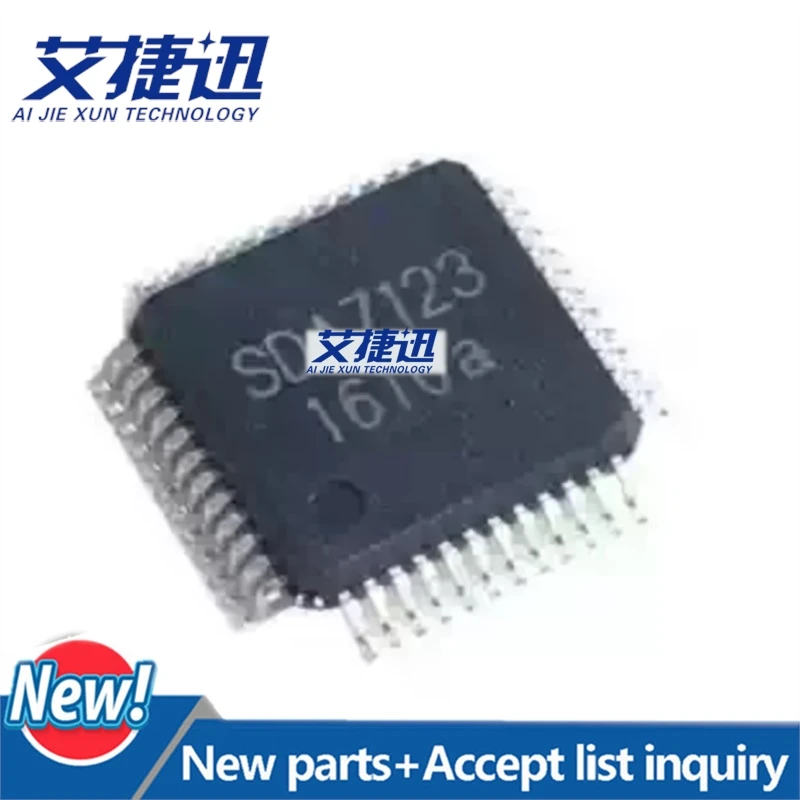 10PCS SDA7123 SAD QFP48 Video processing chip three way 10 bit video D/A converter large stock