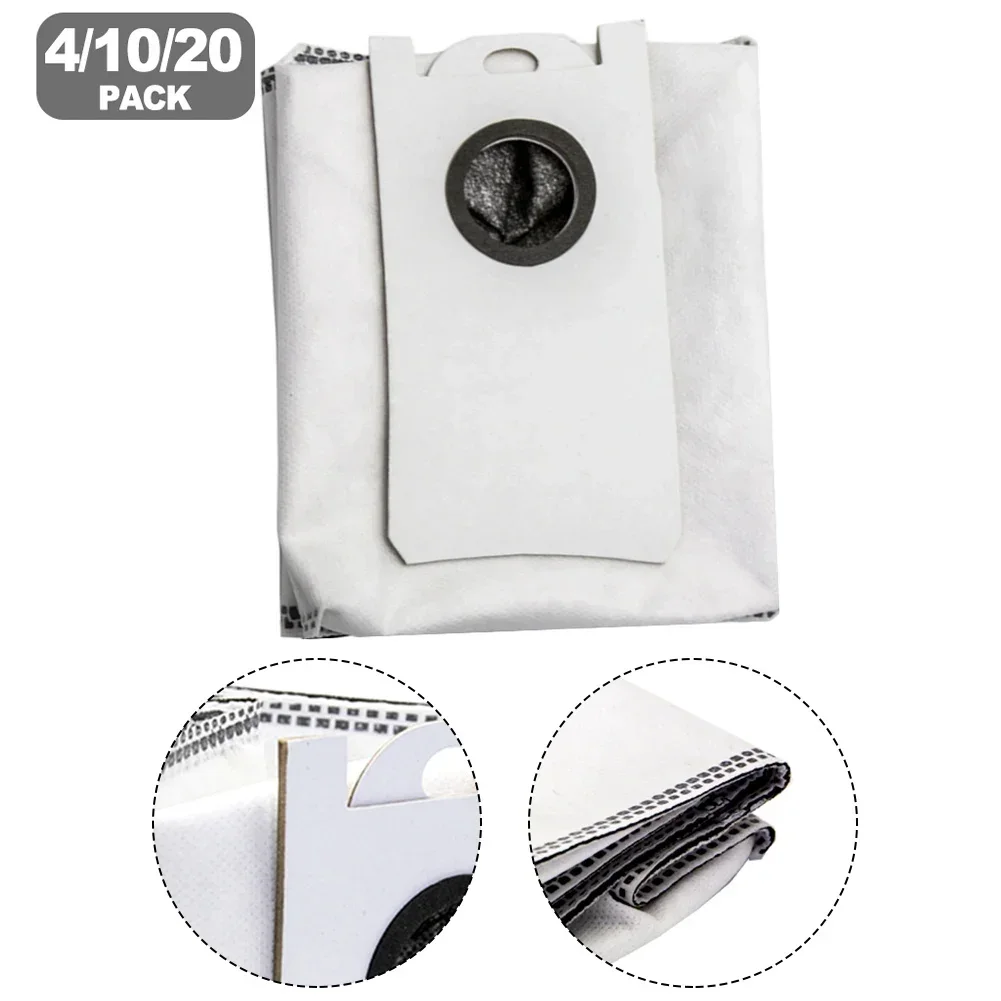 

4/10/20 Pcs Non-woven Fabrics 4.6L Dust Bags For BObsweep Robot Vacuum Replacement Accessories Household Cleaning Tools