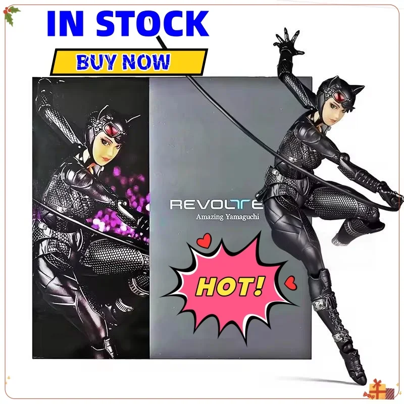 

Exclusive New Arrival Kaiyodo Revoltech Catwoman Figure DC Selina Kyle Batman Amazing Yamaguchi Series Hot Sale Collectible Toy