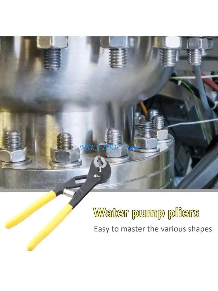 

L8RC Water Pliers 12/10/8inch, Grooves Joint Pliers Wrench Pliers Grooves Pliers for Gripping Nut Bolt Pipe Fittings