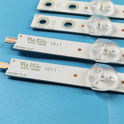10pcs/set LED backlight strip for PH 50PUS6201 50PUS6503 50PUS6753 50PUS6262 50PUS6162 50PFK6550/12 LB50082 LB50086 LB50089 V0