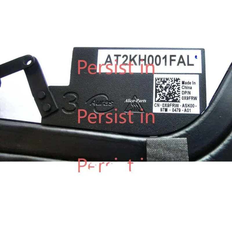 ” New For M15 R2 N18E Gaming Laptop Heatsink wCPU GPU Fan 0X9FRW