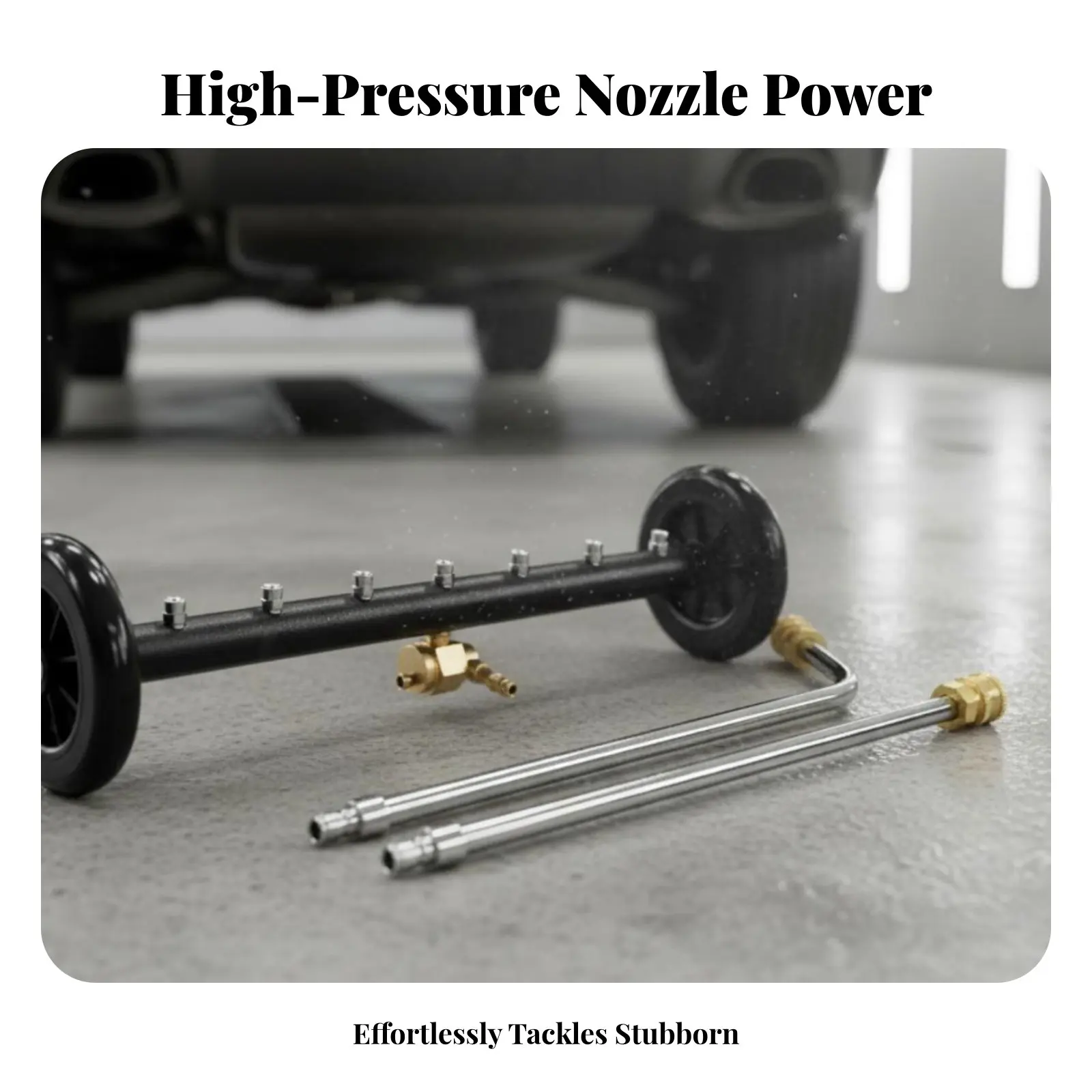 

Универсальная щетка для чистки днища автомобиля с регулируемым углом наклона и поворотным механизмом