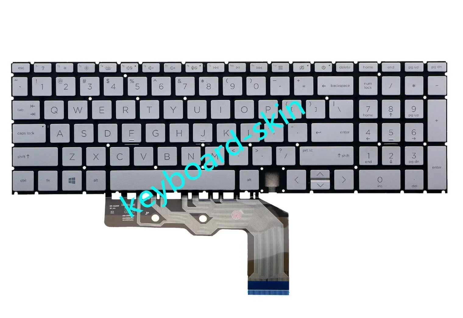 New US Silver Backlit keyboard No-Frame For HP ENVY 17-CG 17-CGxxx,15-ED 15-EDxxx 15-ED0006TX series laptop