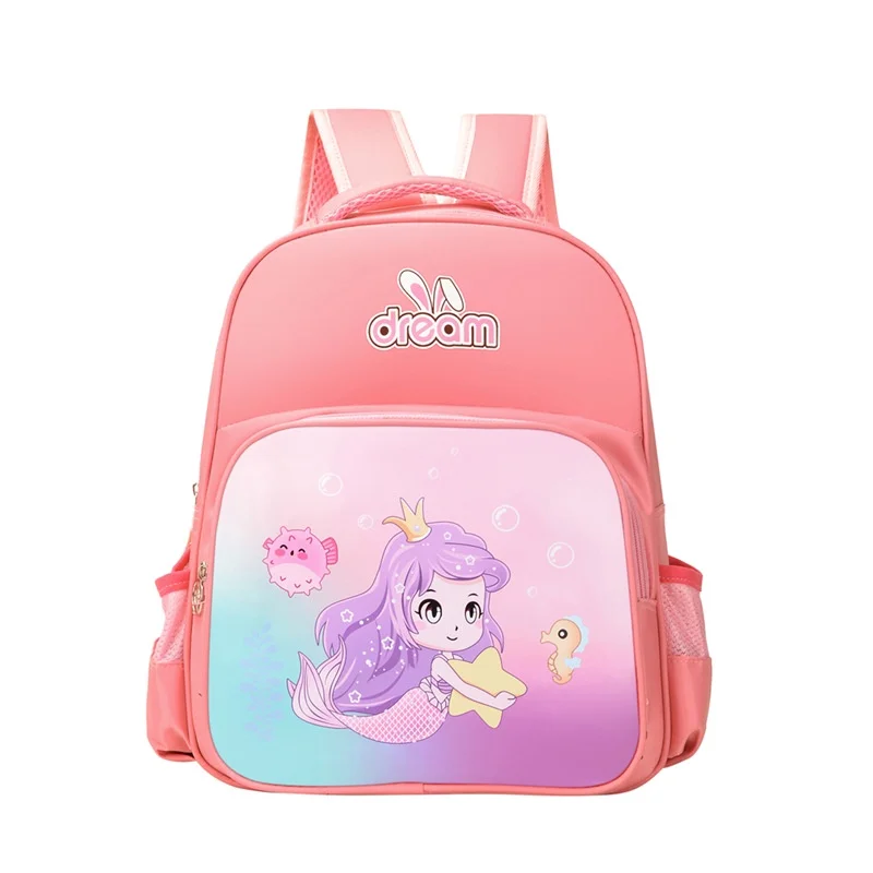 Girl Princess Mermaid Rabbit Boy Space Cute Small Backpacks New Children Cartoon Fashion Kindergarten School Bags Droop Dripping