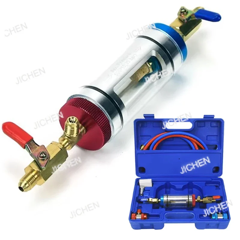 

HS HSAutomotive компрессор кондиционера масляный фильтр и анализатор масла хладагента очиститель наполнителя для обслуживания системы охлаждения