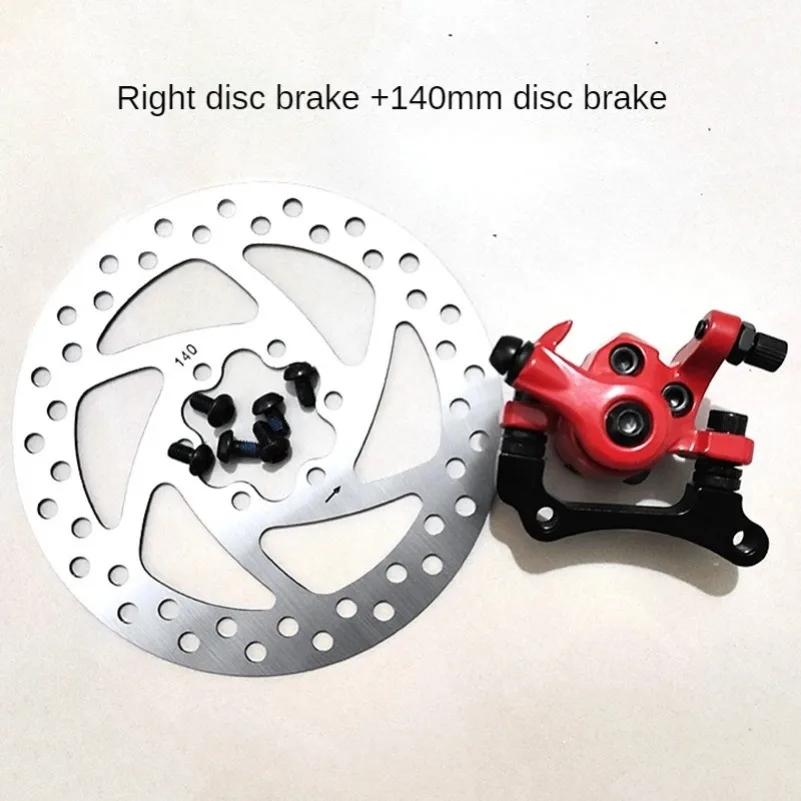 The Disc Brake Kit for Electric Scooter Is Equipped with  Pads To Make  Handle