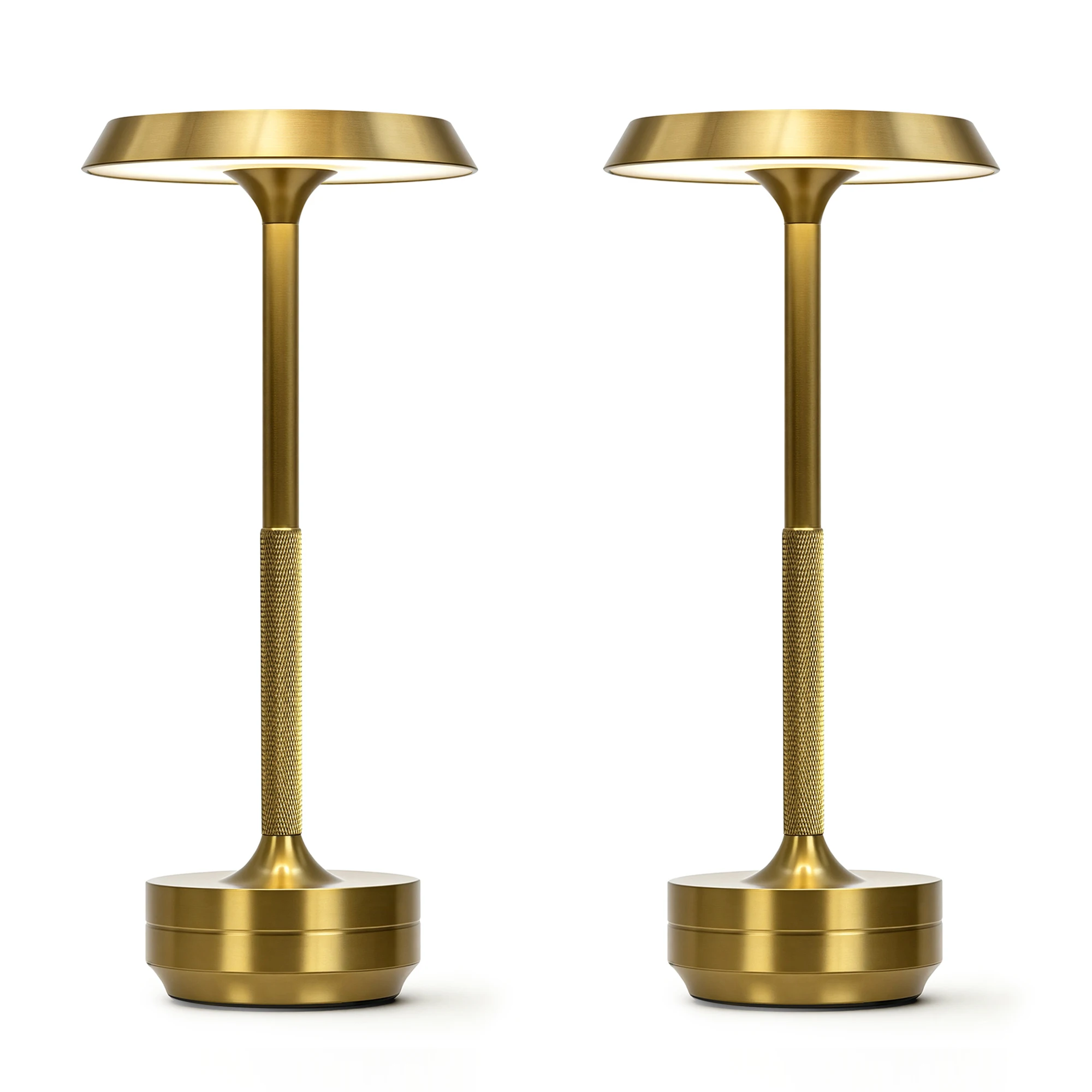 Portable Cordless LED Table Lamp 5000mAh Battery Stepless Dimming for Restaurant Outdoor Party Camping Atmosphere Night Light