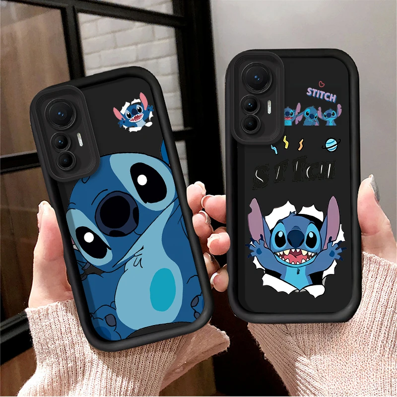 Etui Disney Stitch na Xiaomi Poco F7 F6 F5 F4 F3 M5s C65 C75 C71 X7 X6 X5 X4 GT X3 NFC M7 M6 Pro 4G 5G, odporne na wstrząsy, pełne pokrycie