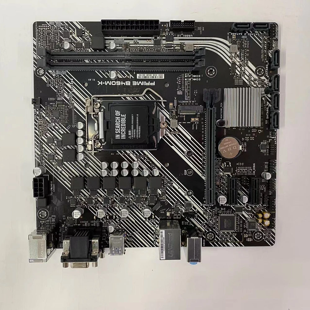 For ASUS Desktop Motherboard PRIME B460M-K M-ATX B460 LGA 1200 DDR4 2933MHz Perfect Test Good Quality