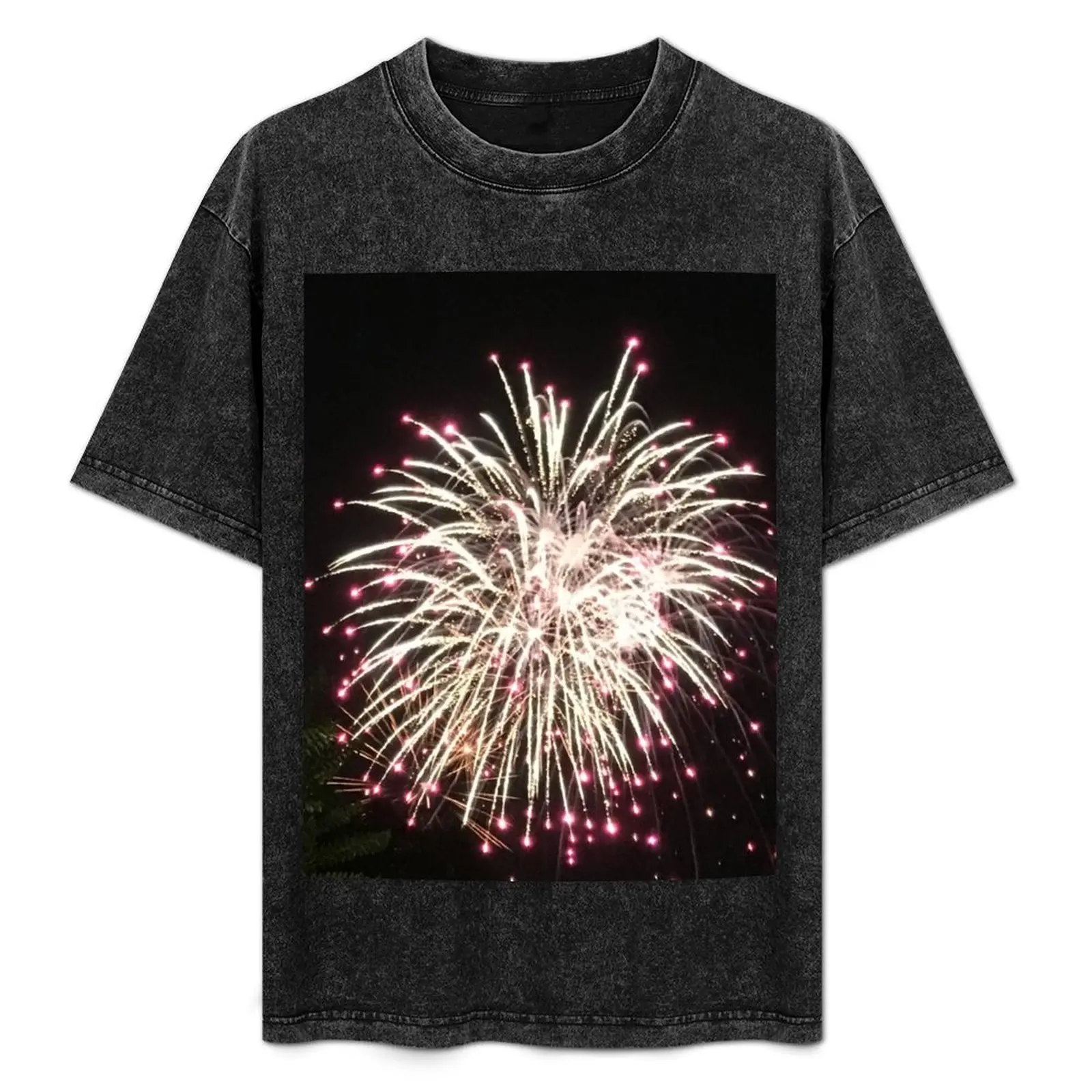 Firework T-Shirt Athletic Fit Sports Short Sleeve Top